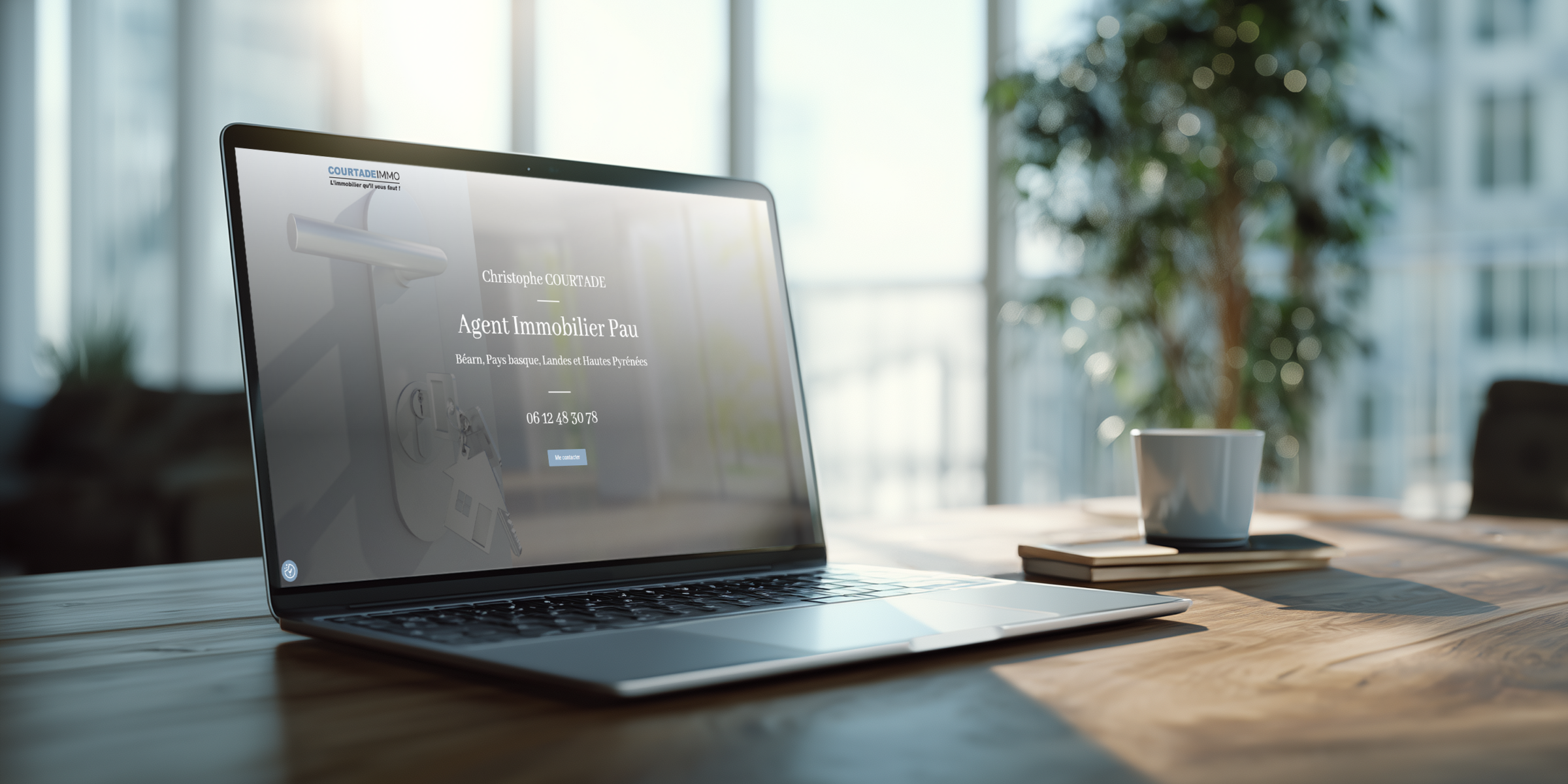 Création site internet Courtade Immobilier sur Pau 64