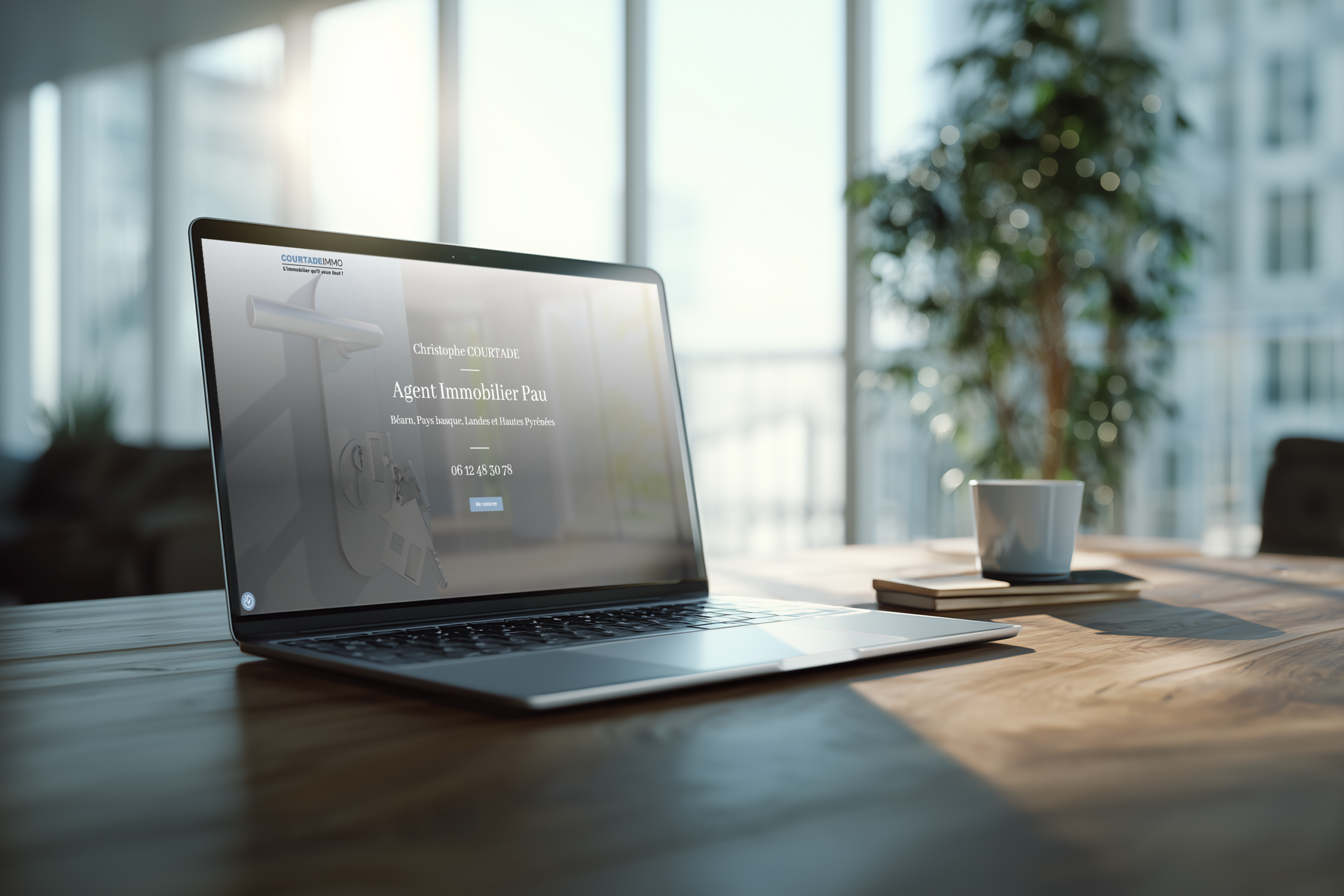 Création site internet Courtade Immobilier sur Pau 64