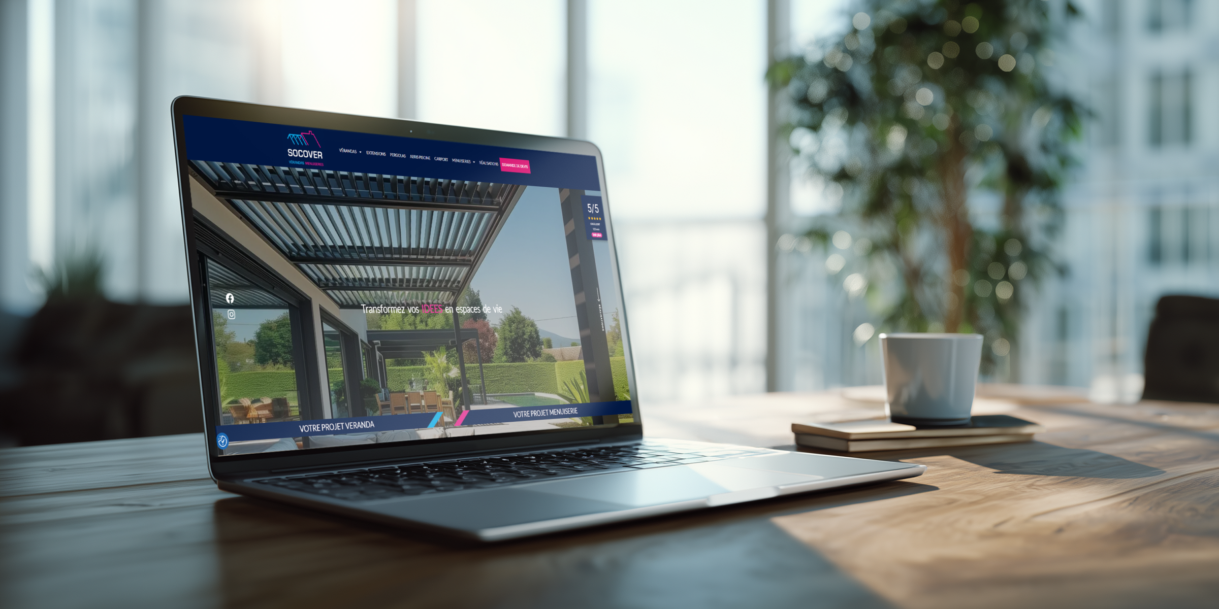 Création site internet Socover sur Pau 64