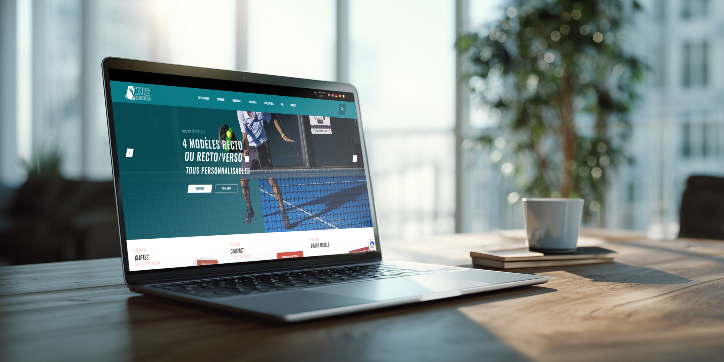 Création de site internet Tennis Scorer PAU