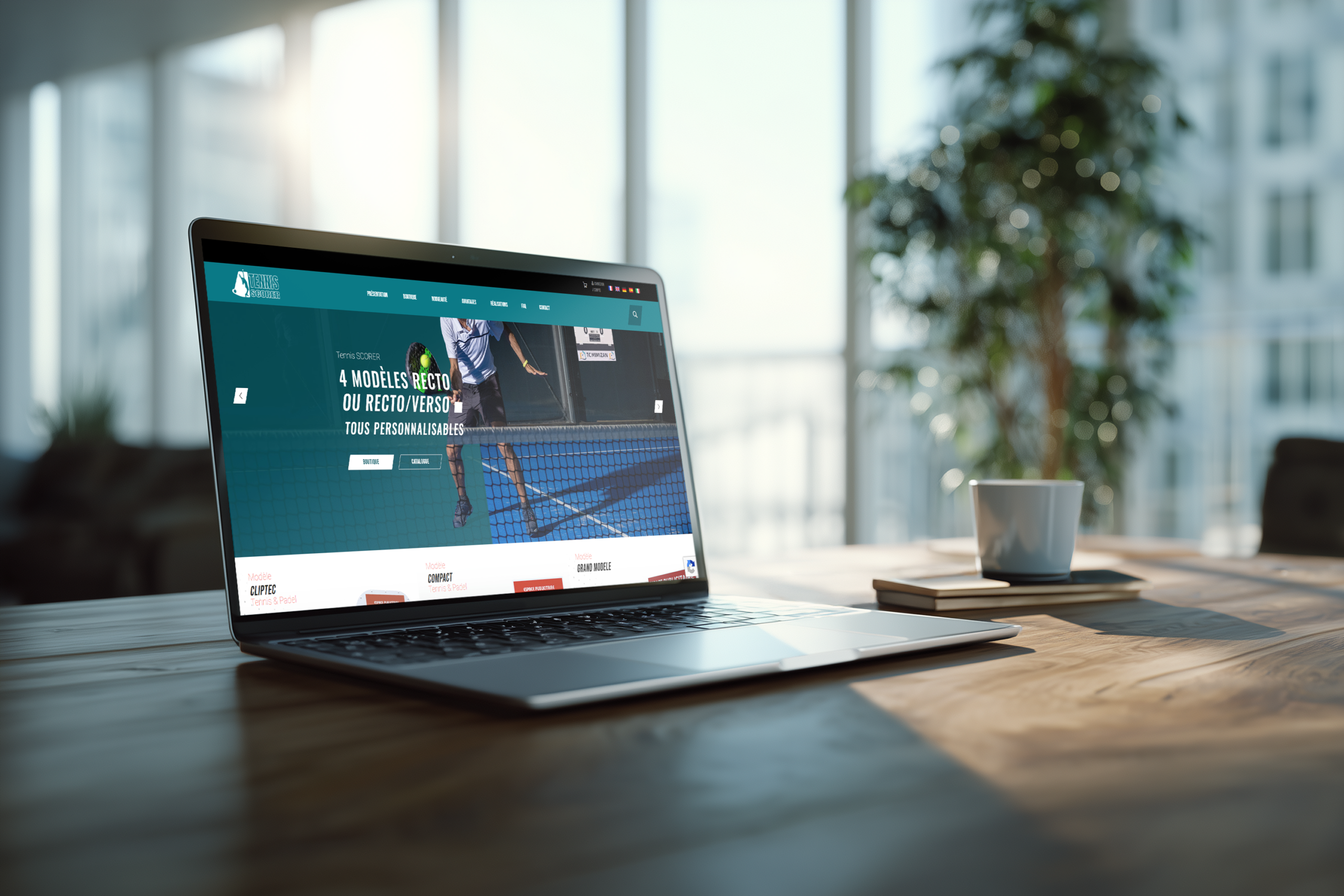Création de site internet Tennis Scorer PAU